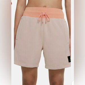 Air Jordan Women’s Flight Fleece Shorts Pink Size medium